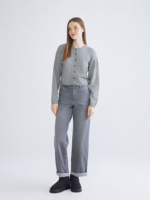 Boyfriend Fit Kad?n Jean Pantolon