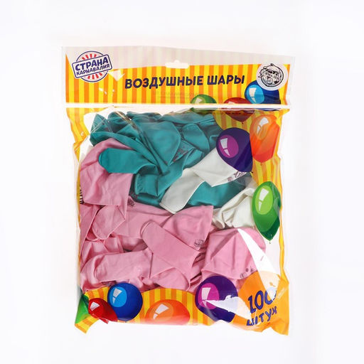 Воздушные шары латексные 12" «Счастья», 100 шт.