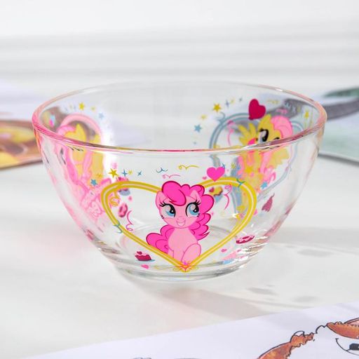 Набор Hasbro My Little Pony, 3 предмета: кружка 250 мл, салатник d=12,8 см, тарелка 19,3 см, в подарочной упаковке  фото 4