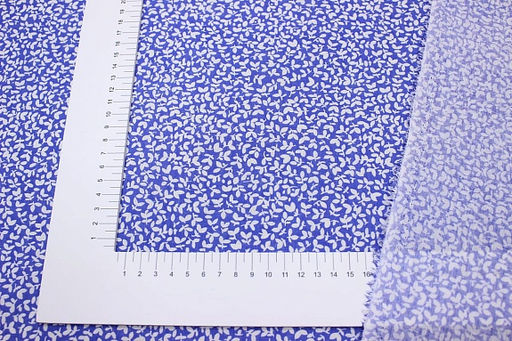 Вискоза с хлопком Ветерок на васильково-фиолетовом, ш.1.44м, хлопок-70%, вискоза-30%, 90гр/м.кв - Купава фото 7
