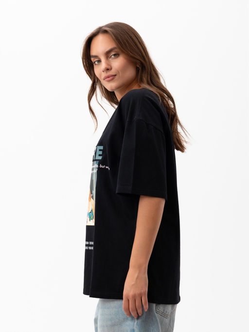 Футболка женская MIST Culture, размер 50, чёрная