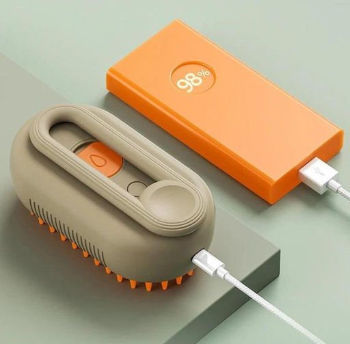 3 в 1 паровая щетка для кошек, электрическая расческа для кошек, массажная расческа для домашних животных для кошек, спрей для воды, щетки для ванны для кошек, товары для ухода за домашними животными - Kingston фото 4