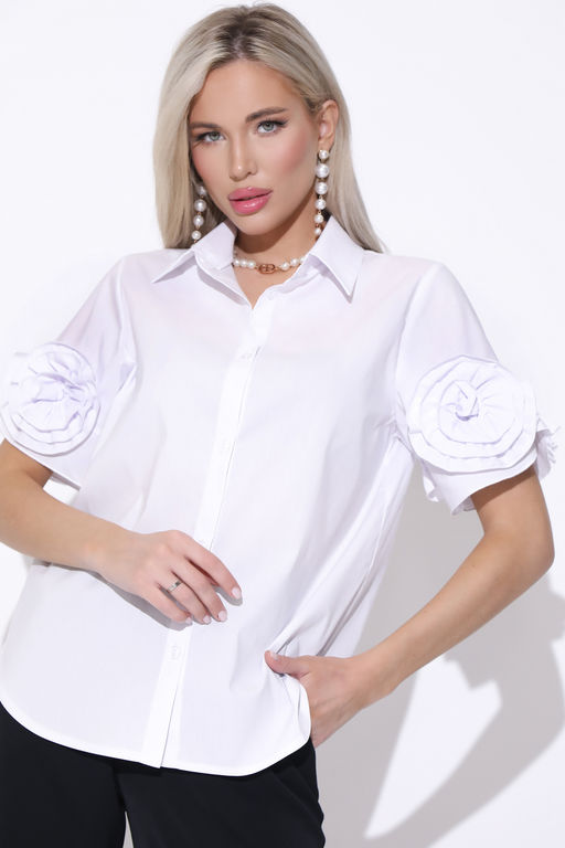 Рубашка Версаль (белый) - Эльза фото 2