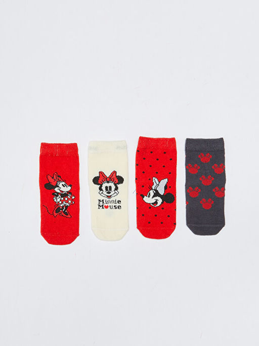Minnie Mouse Desenli K?z Bebek Soket ?orap 4l? - Waikiki фото 2