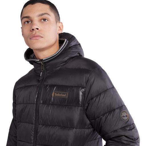Куртка Timberland Jacket Hooded Mid Weight черная  фото 6