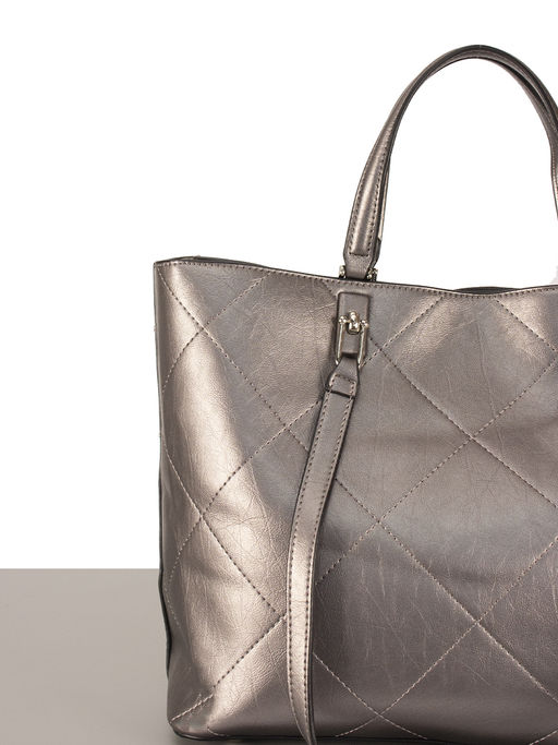 LACCOMA сумка WJA9723-графит эко кожа хлопок  фото 3