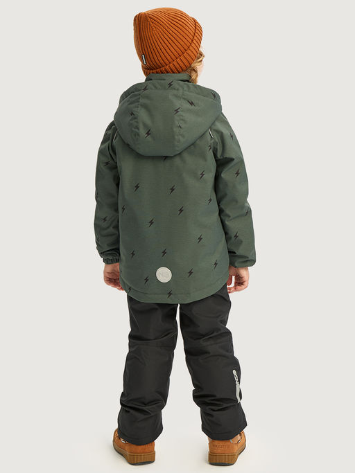 Костюм 7м0926 хаки/черный