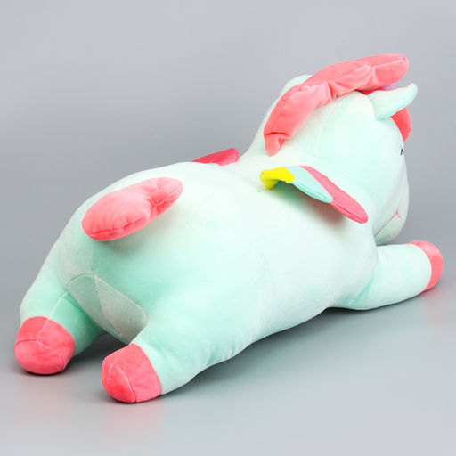 Мягкая игрушка Единорог с пледом, 50 см, цвет зелёный - Simaland фото 4