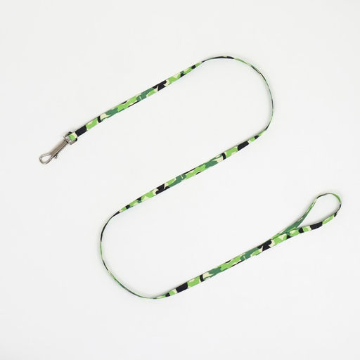 Комплект Камуфляж, капрон, поводок 120 х 1 см, ОШ 16,5-27 см, ОГ 21-35 см, зелёный - Пижон фото 8