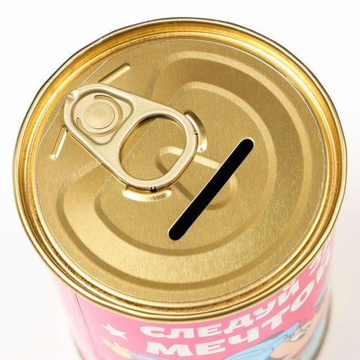 Цена за 2 шт. Копилка металлическая, 9.5 см × 7.5 см × 7.5 см, Минни Маус