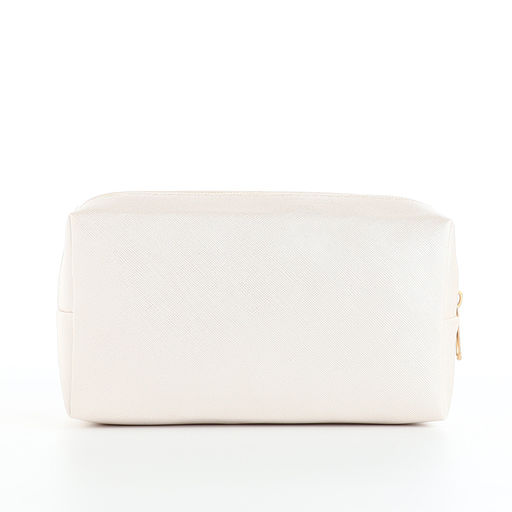 Косметичка женская на молнии, маленькая, объёмная, белая - Simaland фото 2