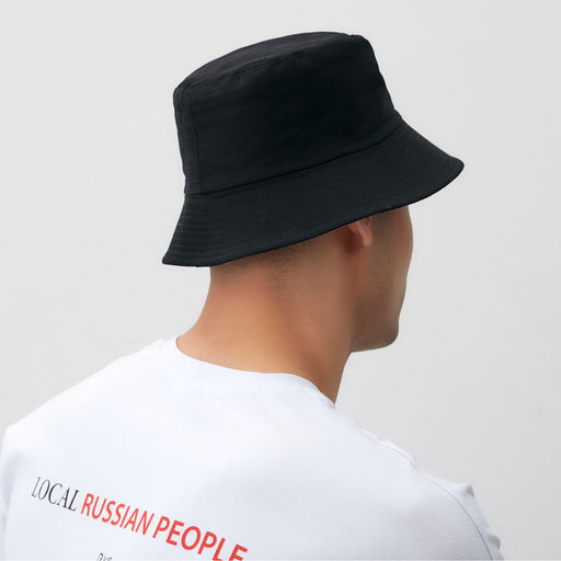 Панама двусторонняя унисекс MINAKU, цвет белый, чёрный, размер 56-58