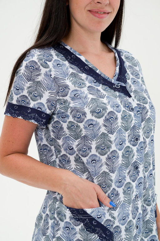 Пижама женская из кулирки Ворожея перышко - Амадэль фото 8