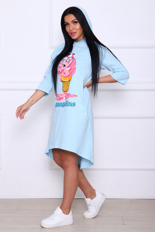 Туника с капюшоном 3320-0001-К-ОН