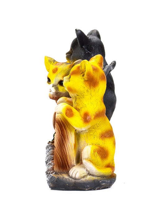 Садовая фигура 21,5 х 29 х 11 см Три котенка "Привет"