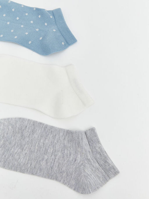 Desenli Kad?n Patik ?orap 5li