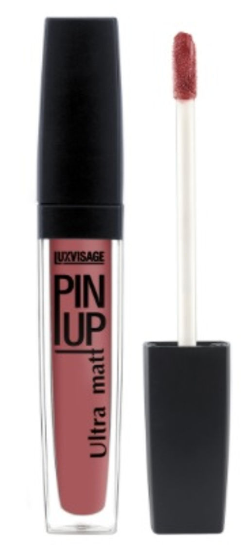 Цена за 2 шт. Luxvisage Блеск для губ PIN-UP Матовый эффект № 26 SMOKY PLUM (лилово-коричневый)