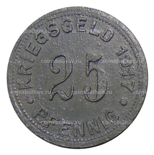 25 пфеннигов 1917 года Германия  Нотгельд Мюнстер