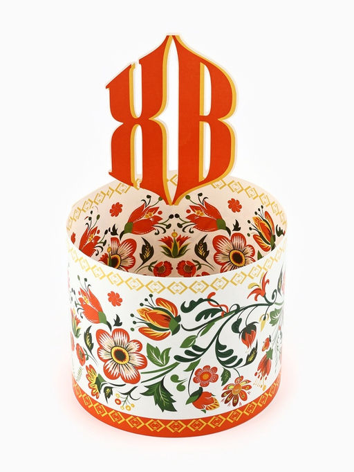 Цена за 3 шт. Форма ободок для кулича ХВ, на Пасху, 41.6?18.7 см