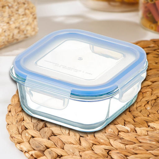 Контейнер из жаропрочного стекла с крышкой из пластика, 0,53 л, CRISTALLINO, арт.003125 /Mallony/