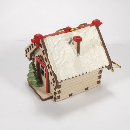 Елочные игрушки: Зимняя избушка 0000 - Idh фото 5