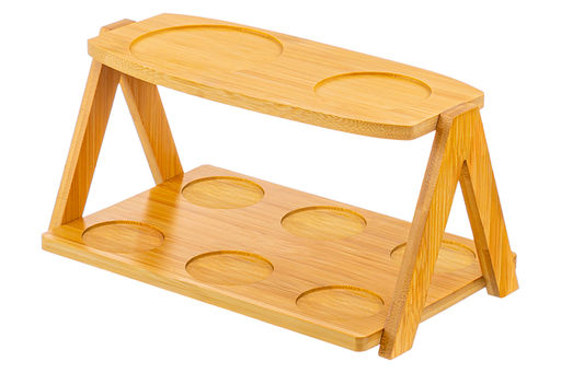 Набор - чайник + сахарница + 6 кружек Розы на бамбуковой подставке - Elan gallery фото 7