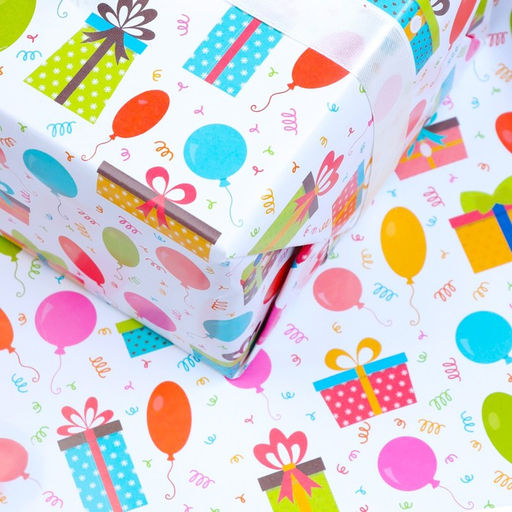 Бумага упаковочная глянцевая Шарики, 70 100 см, 1 лист - UPAK LAND фото 6