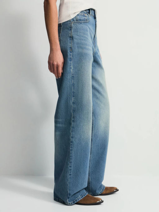 Джинсы wide leg с высокой посадкой / Zarina фото 5