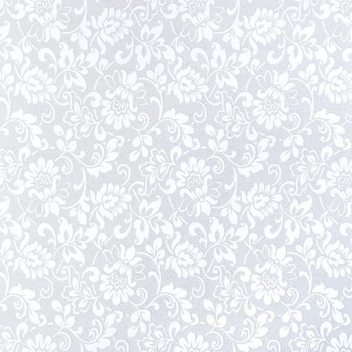 Плёнка самоклеящаяся «Орнамент», 45×200 см, цвет белый