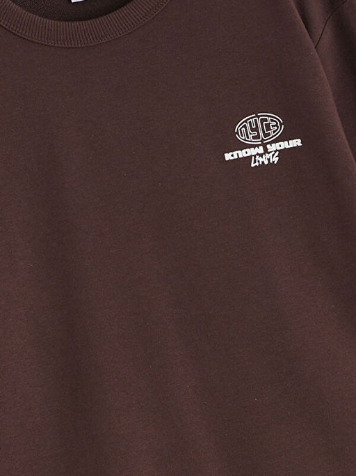 Bisiklet Yaka Erkek ?ocuk Sweatshirt