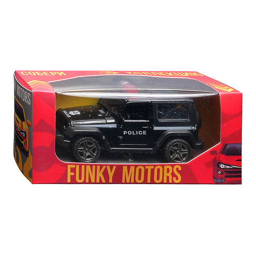 Полицейская инерционная машинка вид А die-cast , 1:32