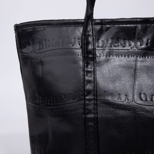 Сумка-шопер на молнии, цвет чёрный - Simaland фото 4