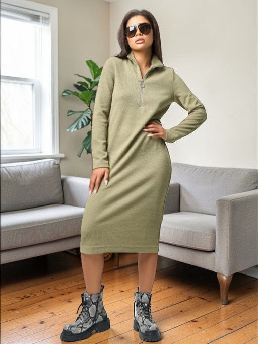 Платье теплое с длинным рукавом - Fly фото 30