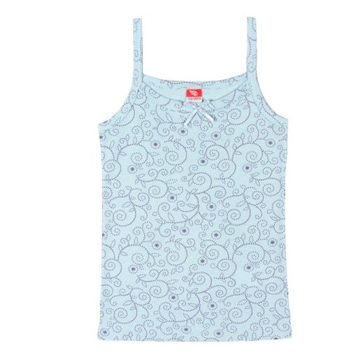 CRB wear / CAJ 2242 майка для девочки, светло-голубой ажур/Ex.Cherubino