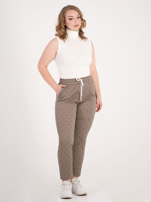 Брюки больших размеров летние женские