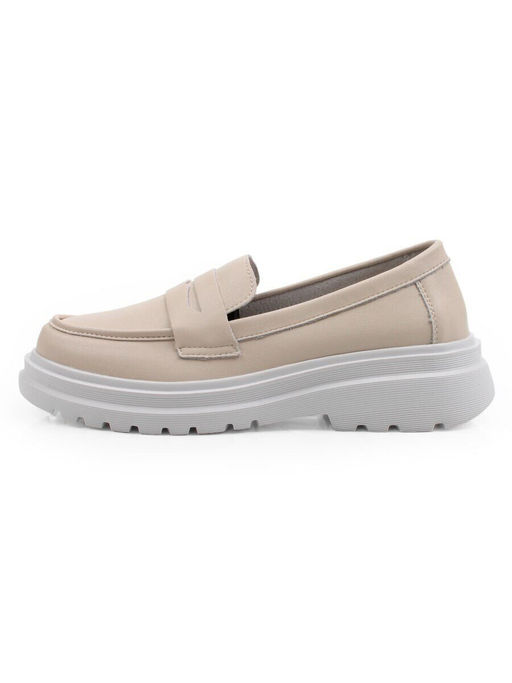 06-YE290-3 BEIGE Туфли женские (натуральная кожа)