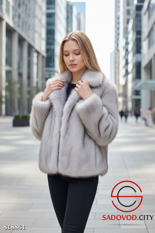 Шуба женская из искусственного меха