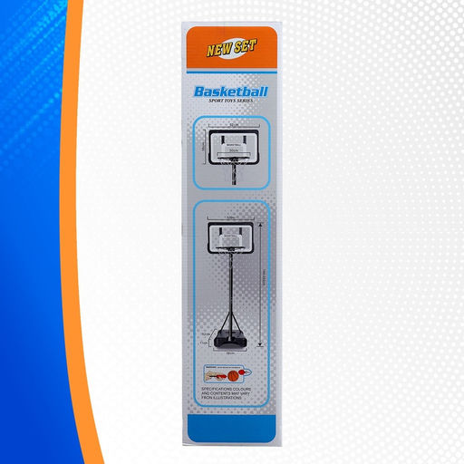 Баскетбольное кольцо с щитом и стойкой, мяч и насос в наборе, диаметр мяча 21 см, кольца 30 см - Simaland фото 13