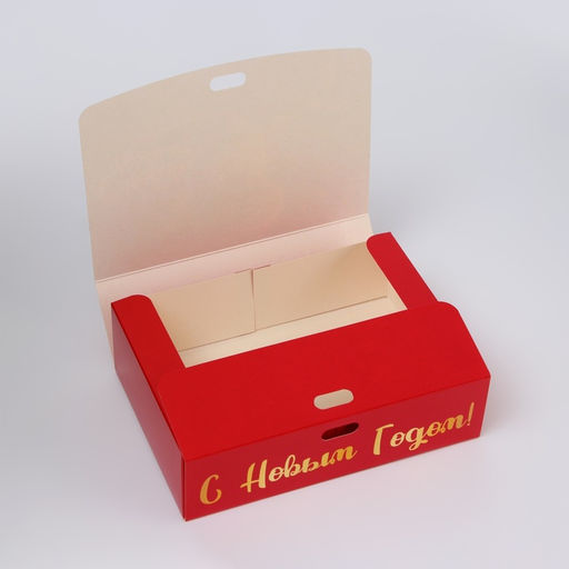 Коробка подарочная новогодняя складная, упаковка С Новым годом, 16?12?5 см - UPAK LAND фото 3