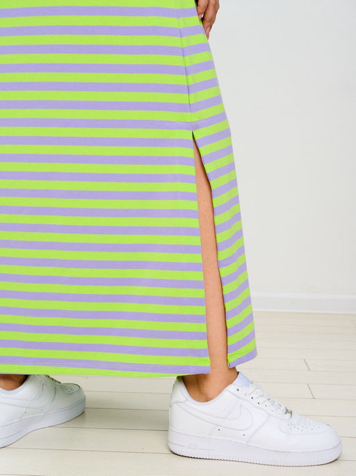 Платье женское MR025SS3 l.green/violet - Maxroses фото 4