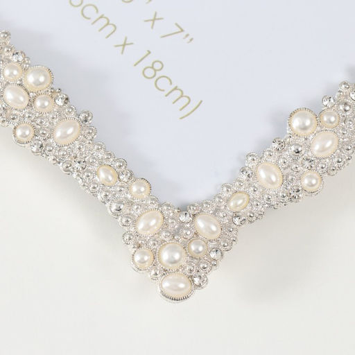 Фоторамка для фото 10×15 см «Бабочки и стрекозы», металл, стразы