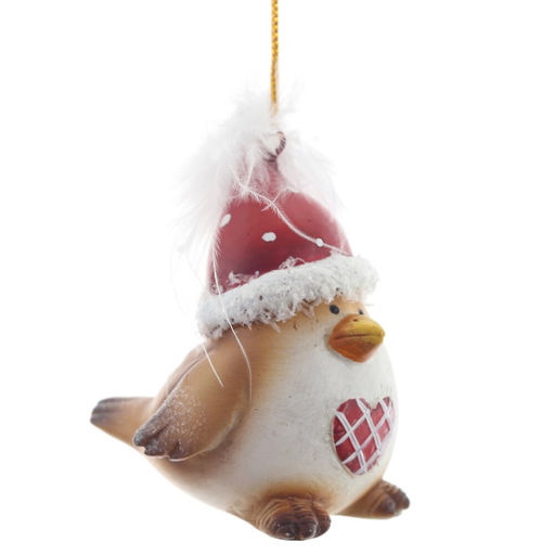 Фигурка декоративная подвесная "Птичка", L5 W5,5 H6,5 см, 2в.