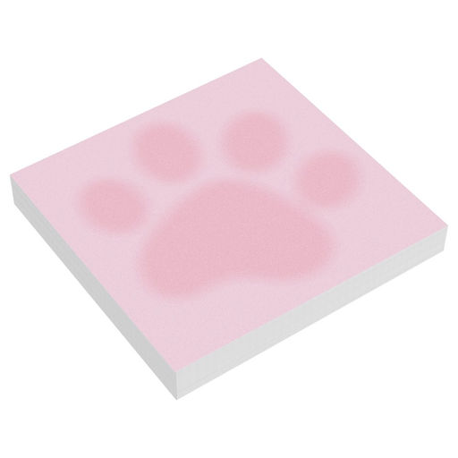Блок для записей MESHU "Paw" 8,5*8,5см 100л., с дизайном, на склейке (MS_65026) плотность 80г/м2