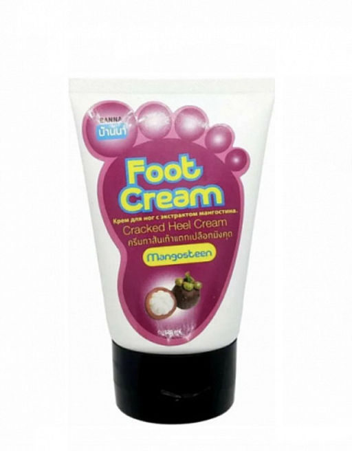 Banna Foot Cream Mangosteen, 120 ml - Крем от трещин на пятках и локтях Мангустин