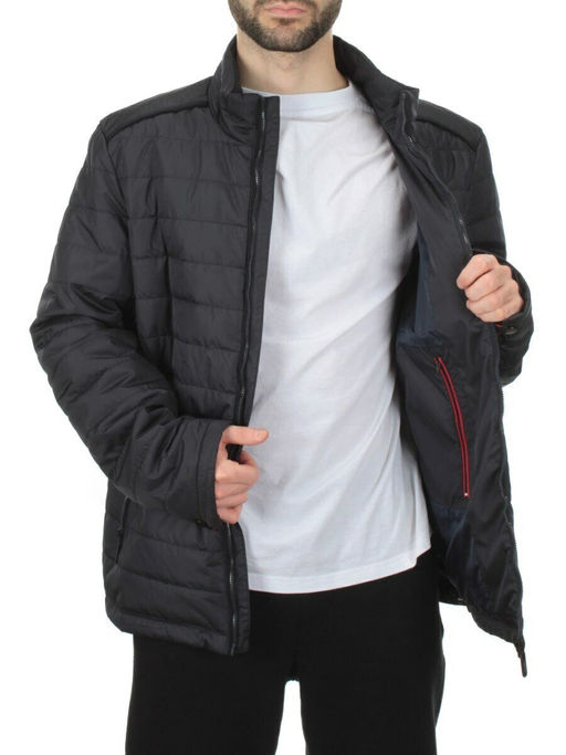 1520 DK. BLUE Куртка мужская демисезонная (80 гр. холлофайбер) - Fashion фото 9