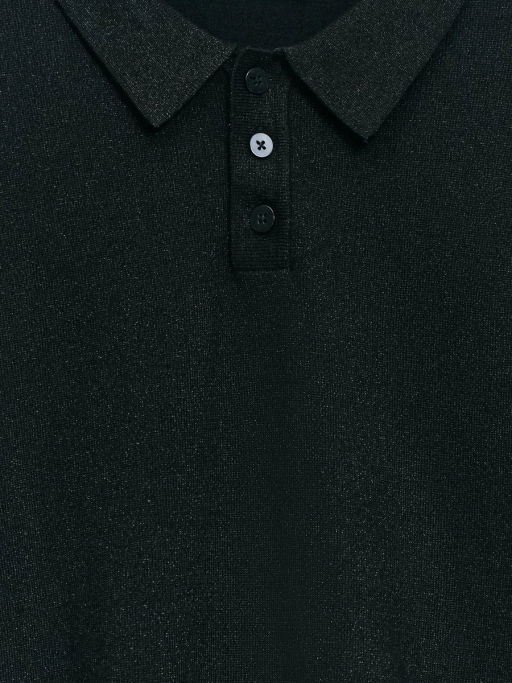 Джемпер поло с металлизированной нитью / Zarina