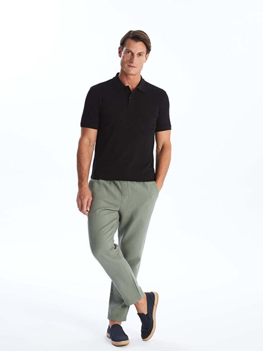 Polo Yaka K?sa Kollu Pike Erkek Ti??rt - Waikiki фото 3