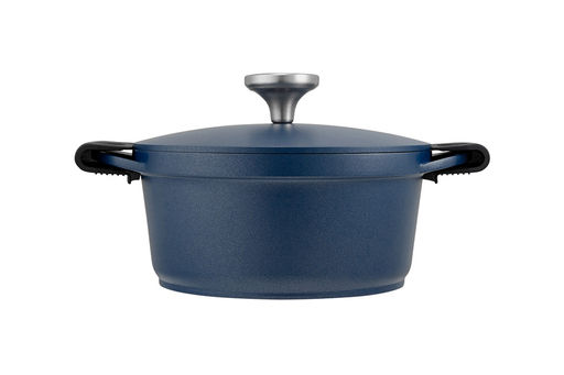 Кастрюля Agile, синяя, 20 см, 2,4 л