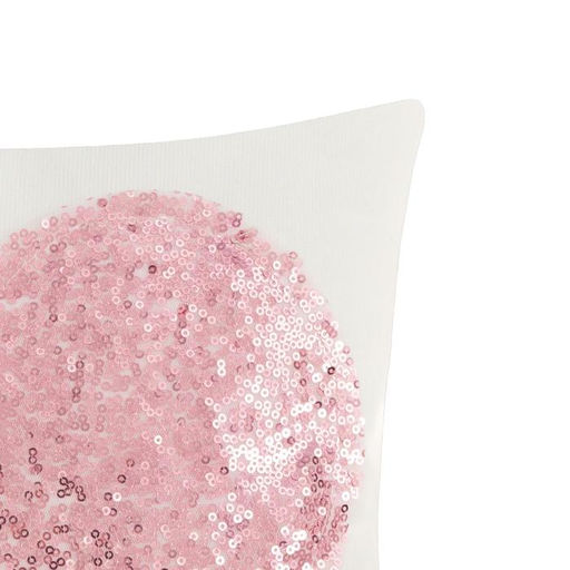 Наволочка декоративная Этель Сердце цвет розовый,40 х 40 см, велюр  фото 2