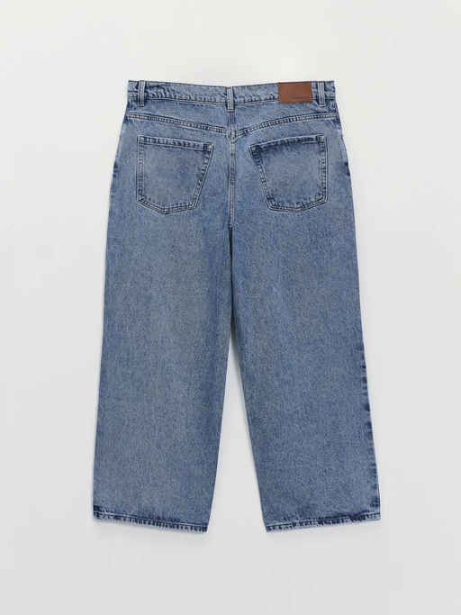 Укороченные джинсы широкие / Zarina  фото 9